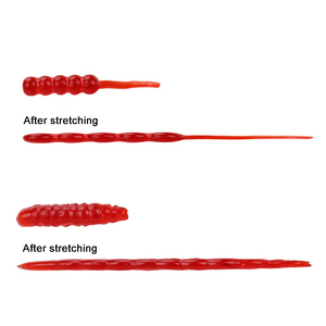 WEIHE 120-150 unids/caja señuelo <span class=keywords><strong>de</strong></span> pesca suave <span class=keywords><strong>de</strong></span> gusano <span class=keywords><strong>de</strong></span> silicona cebos <span class=keywords><strong>de</strong></span> lombriz <span class=keywords><strong>de</strong></span> goma Artificial señuelos flexibles pesca Jig <span class=keywords><strong>trucha</strong></span> - Product Image 3