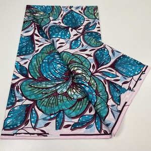 Autentico Tessuto <span class=keywords><strong>Organza</strong></span> Africano Hollandaise Wax in <span class=keywords><strong>Cotone</strong></span> 100% Organico, 6 Iarde per Camicie e Abiti da Festa - Product Image 6