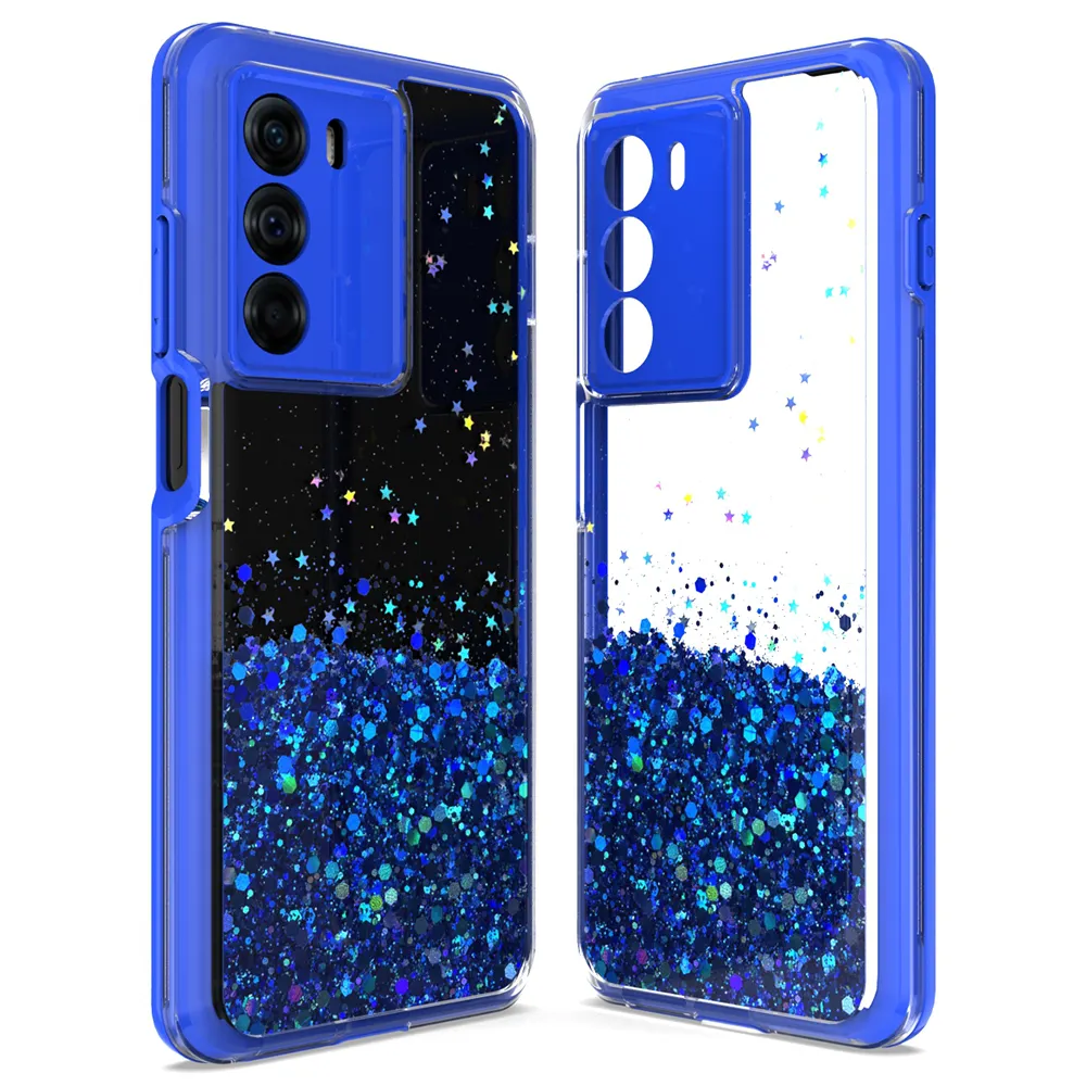 Epoxy Resin Colorful Glitter Patch Bumper Mobile Cell Phone Case for Oppo Reno 8 Lite 7 7Z A96