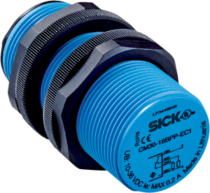 เซ็นเซอร์วัดระยะแบบคาปาซิทีฟ SICK CM12-16BPP-EC1 6058153 PNP พร้อมช่วงการตรวจจับ 0-16 มม. CM30-16BPP-EC1 CM30-16BPP-EC1 6058153 CM3 - Product Image 1