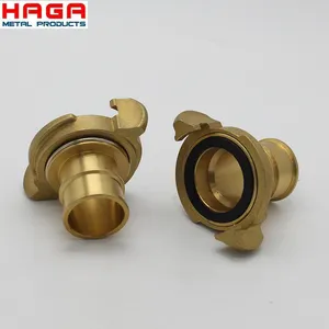 Brass Aluminum Nakajima Storz instantaneous french gost machino fire hose coupling