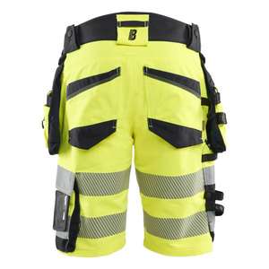 BLAKLADER - 112016483399C60 Pantalones cortos de alta visibilidad 4-Way stretch Hi-vis Amarillo/Negro-EAN 7330509927809 ROPA DE TRABAJO DE 2017 - Product Image 2