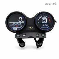 Tacómetro y Velocímetro LED Universal para Motocicleta Yamaha JYM125 YBR125 LC135, Conjunto de Instrumentos Digitales Modificados para el Tablero