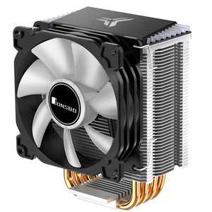 Jonsbo Cr1400 Pwm 4pin Support 1700 1200 Am4 Slot 5v3pin Addressable <b>RGB</b> <b>Fan</b> 6mm 4pcs Copper Heatpipe Aluminum CPU Cooling <b>Fan</b> - Product Image 3