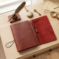Couverture de carnet de voyage vintage personnalisée, faite à la main, en cuir véritable, à trois volets, format A5, rechargeable, pour femmes