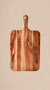 Grande planche à découper en bois avec design antidérapant pour une découpe et un hachage sûrs en cuisine - Product Image 5