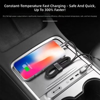 Câble de données tressé à charge rapide de type C en alliage de zinc à angle droit compatible avec Tesla Model 3/Y pour téléphone portable