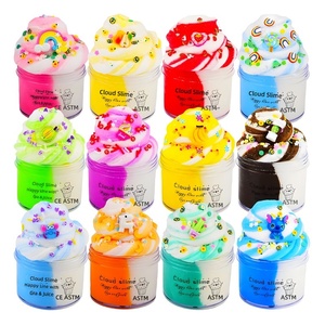 Slime de Plástico Color Durazno, Arcilla Esponjosa Tipo Nube, Pegamento Cremoso, Estilo Ramen, Similar a la Algodón, 24 Colores para Niños - Product Image 6