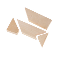 Mainan Puzzle Bentuk T Kayu Beech Mainan Asah Otak Permainan Keluarga Gaya Tangram untuk Anak-anak Hadiah Anak-anak
