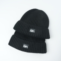 Bonnet de ski unisexe de haute qualité avec patch en caoutchouc de marque, bonnet en tricot pour femme, bonnet en coton pour adulte, doublure en satin de soie