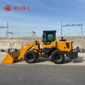 מעמיס קדמי מיני ShanLi איכותי, נייד, דיזל, בעל כושר נשיאה של 2000 ק\"ג, רב תכליתי - Product Image 2