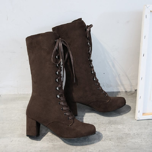 All'ingrosso 2023 occidentale ginocchio alto tacco <span class=keywords><strong>Chucky</strong></span> stivali da indossare scarpe da donna - Product Image 6