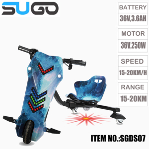 Scooter elettrico alla deriva a <span class=keywords><strong>3</strong></span> ruote ad alta velocità per bambini e adulti - Product Image 2