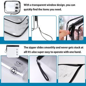 Eco-Friendly EVA Sealing Travel Organizer <b>Bag</b> with TSA 3-1-1 Approval for Hassle-Free <b>Airport</b> Security - Product Image 5