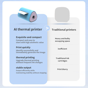Uyin <span class=keywords><strong>Super3</strong></span> KI-Sprachsteuerung Mini Thermodrucker Unabhängige Tasten Smart 203dpi Hochauflösend Großhandel Kabellos - Product Image 3