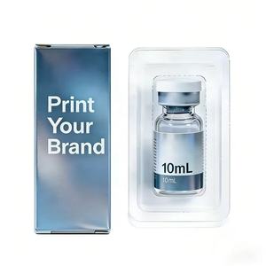 <span class=keywords><strong>Caja</strong></span> <span class=keywords><strong>de</strong></span> Papel Plegable con Bandeja <span class=keywords><strong>de</strong></span> Plástico, Logotipo Personalizado, Empaque para Viales <span class=keywords><strong>de</strong></span> Péptidos - Product Image 2