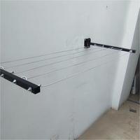 Tendedero Plegable de Pared, Estructura de Hierro Galvanizado y con Recubrimiento en Polvo, Tendedero de Ropa que Ahorra Espacio