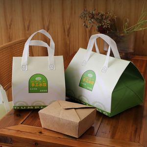 Sac isotherme jetable personnalisé avec logo, en non-tissé, avec doublure en aluminium pour boissons, gâteaux, desserts, sacs à emporter - Product Image 1
