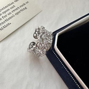 แหวนเงินแท้ Wenchi S925 ดีไซน์เรียบหรู ประดับเพชรซิคอน แฟชั่นทันสมัย ขายส่งเครื่องประดับจากจีน - Product Image 5