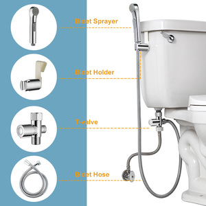 <span class=keywords><strong>Robinet</strong></span> de bidet froid P04 pour accessoire de toilette Kit de pulvérisateur de bidet à main Pulvérisateur de couches en tissu - Product Image 6