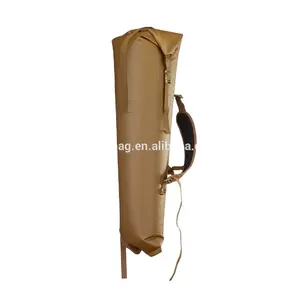 Heavy duty wasserdicht roll top taktische fall schnalle schwimm pistole doppel gewehr tasche