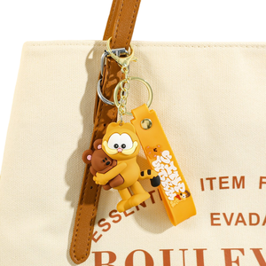 Porte-clés Chat de Dessin Animé, Petit Pendentif pour Clés de Voiture, Porte-Monnaie en PVC Souple, Porte-Monnaie Anime, Alliage de Zinc Écologique, Forme <span class=keywords><strong>3D</strong></span>, Cadeaux Promotionnels, Breloque de Sac - Product Image 5