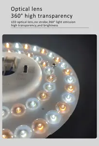 Fonte de luz LED magnética de teto 24W 36W 48W CE ERP de alta qualidade