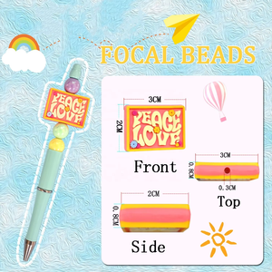 Khuyến Mại Giá Sáng Tạo Tiêu Điểm Hạt Tùy Chỉnh Pcv Dễ Thương <span class=keywords><strong>Bead</strong></span> Focals Thiết Kế Tiêu Điểm Hạt Cho DIY - Product Image 4