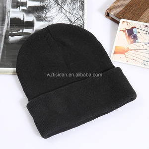 Gorro de Punto Acrílico Personalizable 100%, Gorro de Invierno, Gorro de Esquí Cálido, Gorro Sencillo y Económico para Otoño e Invierno con Logotipo Personalizado - Product Image 1