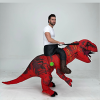 Costume gonflable de dinosaure pour Halloween, T-Rex à chevaucher, tenue de fête fantaisie pour hommes, femmes et unisexe