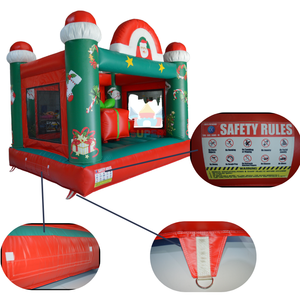 Castillo Inflable Comercial SuperCastle de PVC Personalizado, Decoración Navideña, Artículos para Fiestas Infantiles, <span class=keywords><strong>Alquiler</strong></span> para Eventos - Product Image 4