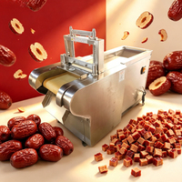 Commerciële machine voor het snijden van gekonfijt gedroogd fruit, dadels, kokosnoot en geconserveerd fruit in blokjes
