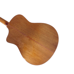 Wholesale Price Gloss Aiersi Brand Cutaway All Solid Mahogany Body Steel <b>String</b> Acoustic Guitar - Product Image 6