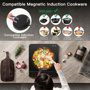 Oferta Especial: Cocina de Inducción Portátil Honme de 2200W, 110V/220V, Fabricante de Cocinas de Inducción Inteligentes por Infrarrojos - Product Image 5