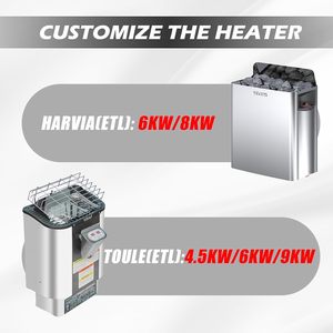 Personalizzare 4-8 persone Sauna all'aperto DIY cedro canadese Kit di Sauna tradizionale <span class=keywords><strong>a</strong></span> cubo di vapore 220V HARVIA <span class=keywords><strong>stufa</strong></span> <span class=keywords><strong>a</strong></span> <span class=keywords><strong>legna</strong></span> moderna - Product Image 5