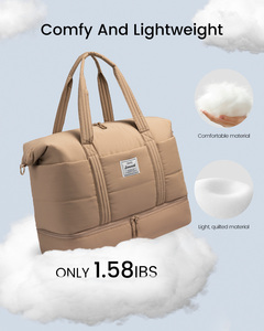 LOVEVOOK, conjunto de bolsa de <span class=keywords><strong>viaje</strong></span> para <span class=keywords><strong>mujer</strong></span>, <span class=keywords><strong>neceser</strong></span> de fin de semana, bolsa de gimnasio, equipaje, lona para aviones, entrega de trabajo de Hospital durante la noche - Product Image 3