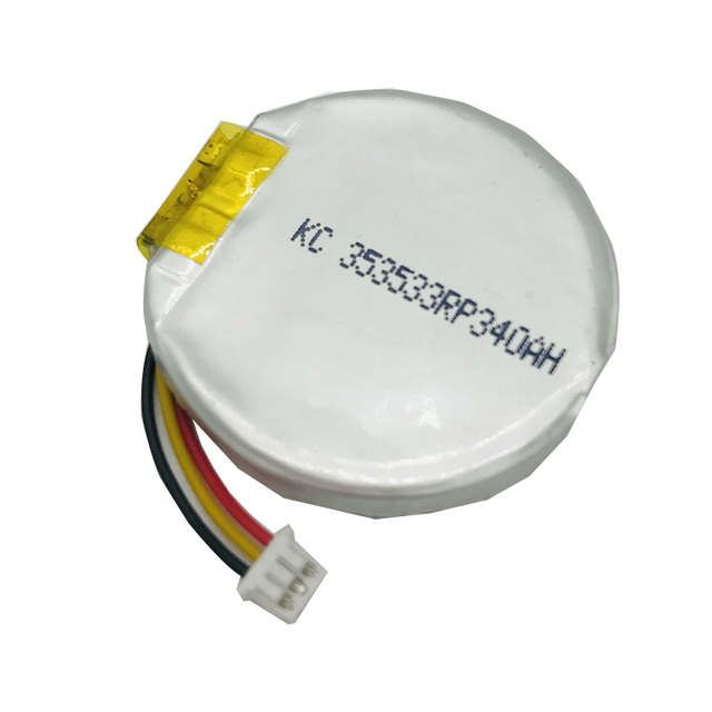 Round Shape Smartwatch Long Life Battery 353027RP 210mAh Lipo Battery for Temperature and Humidity Detector
