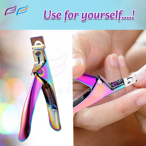 Coupe-ongles professionnel en acier inoxydable pour faux ongles en acrylique, coupe-ongles pour doigts artificiels - Product Image 6