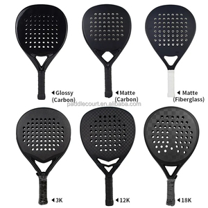Tùy Chỉnh Sợi <span class=keywords><strong>Carbon</strong></span> Bề Mặt Với Mềm Bọt Lõi Mái Chèo Vợt Tennis Vợt Padel Vợt Paddleball Vợt Mái Chèo Vợt - Product Image 2
