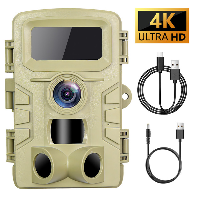 New Arrival Wildlife 48MP 4K Video Recording Night Vision Security Waterproof IP66 Outdoor Trail Hunting Camera CMOS Sensor SD