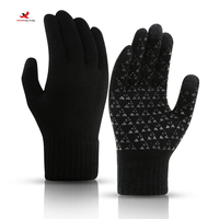 Gants de course Youxin pour l'hiver, chauds, coupe-vent, compatibles avec les écrans tactiles, pour le cyclisme, la survie en plein air, les sports, de haute qualité, unisexes, en fibres acryliques