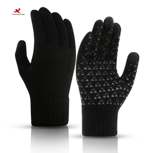 Gants de course Youxin chauds pour l'hiver, coupe-vent, compatibles écran tactile, pour cyclisme, activités de plein air et survie, en fibres acryliques extensibles GZ RTS - Product Image 1