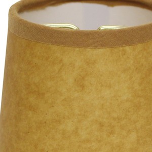 Lampadario in tela HMS 5 \ "Set di 6 Boho costiero rustico minimalista in carta Kraft paralumi in bambù per uso interno - Product Image 5