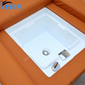 KISEN Lit de lavage de cheveux personnalisé pour salon, avec dossier électrique relevable, pour spa capillaire, pédicure et massage, idéal pour instituts de beauté, salons de coiffure et hôtels - Product Image 5