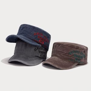 Casquette de baseball vintage en coton délavé pour femme, protection solaire décontractée avec motif brodé pour le camping et la pêche - Product Image 3