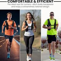 Sac à dos multifonctionnel unisexe personnalisé avec logo, mini sac à dos de plein air, veste de course légère et tendance, imperméable pour la course à pied
