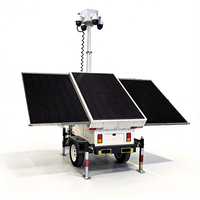 Remolque de Seguridad Solar Móvil con Certificación CE, Monitoreo en Tiempo Real 24/7 para Zonas de Construcción