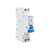 Dispositif de protection contre les fuites de courant CHINT à faible volume, 1P, protection contre les fuites de courant, borne de distribution d'alimentation, largeur 18 mm, NB2LE 1PN