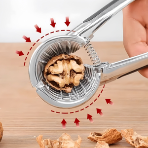 Manual Walnut <b>Sheller</b> Nut Cracker Spring Loaded Nutcracker Easy Grip Shell Opener for Kitchen Cooking - Product Image 5