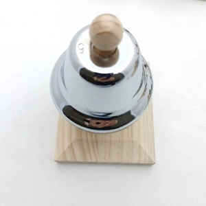 Wholesale 8 Note Diatonic Desk Hand Bell Set With Wooden Base And Mallets For Kids Early <b>Music</b> Theory Educational Toy - Product Image 1